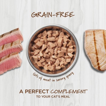 Instinct Healthy Cravings Grain-Free Real Tuna Recipe in Savory Gravy Wet Food Topper 3oz